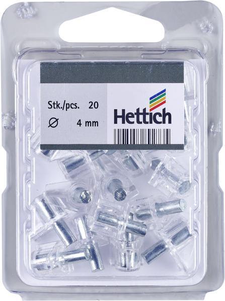 Produktbild Hettich Regalbodentrger Safety transparent 4 mm 20 Stck (20 Stk.)