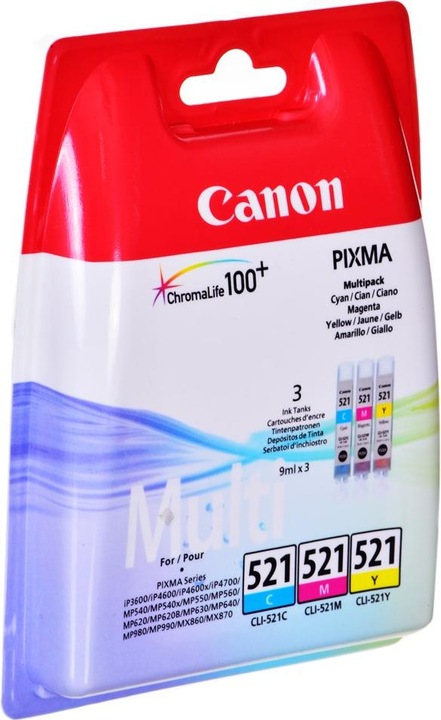 Image du produit Canon Cli-521 (M, Y, C)