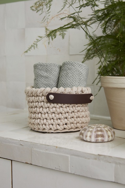 Actual product image DMC Gift of Stitch crochet set storage basket