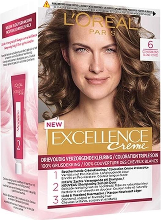Image du produit L'Oréal Paris Loreal Paris Excellence Crème Foncée 6 (Marron foncé 6)