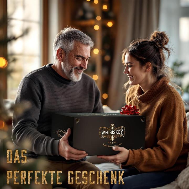 Produktbild Whisiskey Whiskey Karaffe Geschenkset mit Gläser & Steinen (0.70 l)