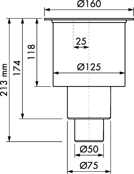 Produktbild Delphis Siphongehäuse M2