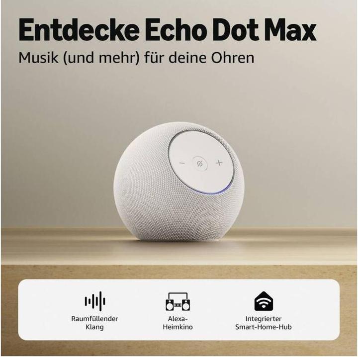Produktbild Amazon Echo Dot Max (Amazon Alexa, Matter, ZigBee)