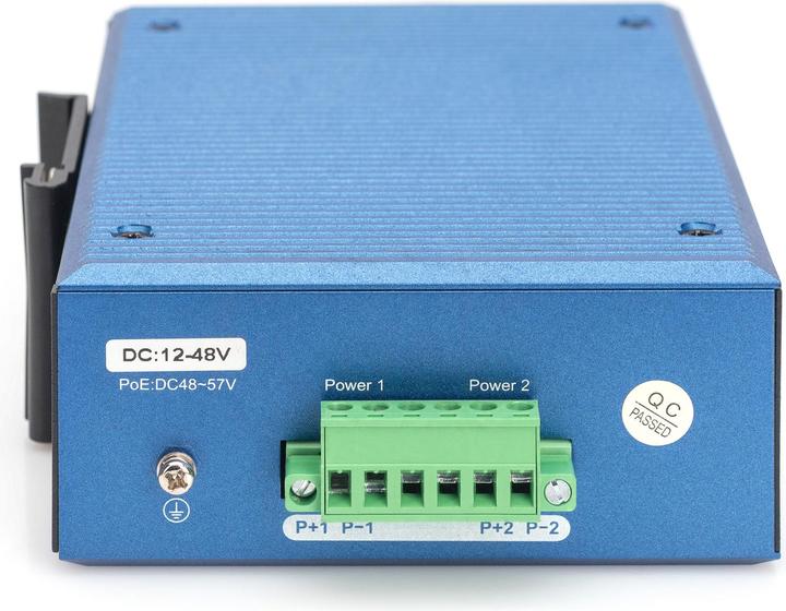 Immagine prodotto Digitus Switch Fast Ethernet industriale a 8+2 porte (8 porte)