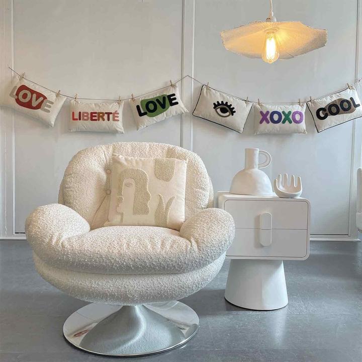 Image du produit Opjet Paris Coussin toile oeil (30 x 50 cm)