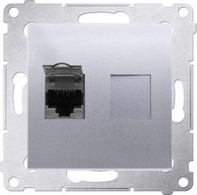 Produktbild Kontakt Simon 54 Single RJ45 Cat.6 (0.04 m)