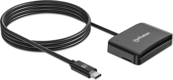 Manhattan USB-C Chipkartenleser mit microSD-Slot (USB 2.0, USB-C)