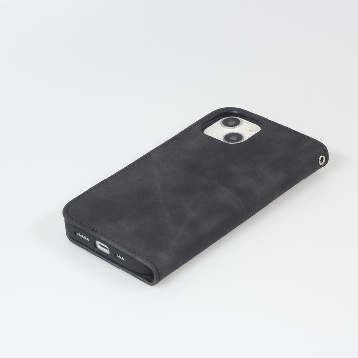 Image du produit PhoneLook Etui cuir Flip Wallet vintage avec fermeture aimantée et compartiment cartes (Apple iPhone 13)