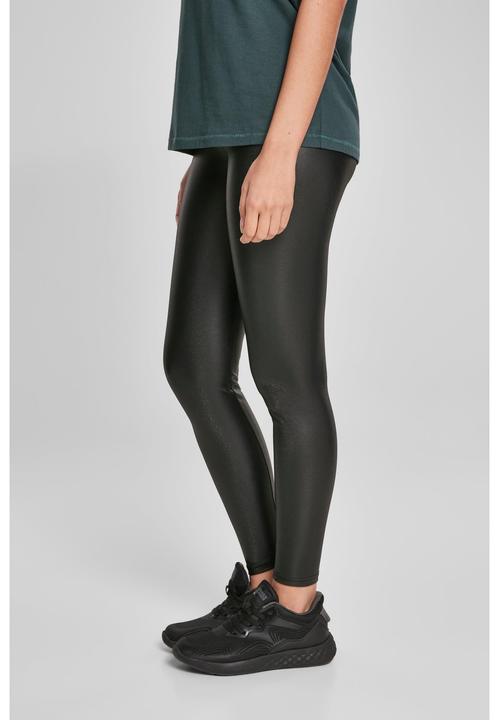 Actual product image Urban Classics Ladies Faux Leather High Waist Leggings 2-Pack (5XL)