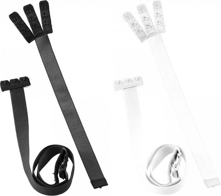 Produktbild Bye Bra 2 Low Back Straps 3 Rows Black (3er Pack, One Size)