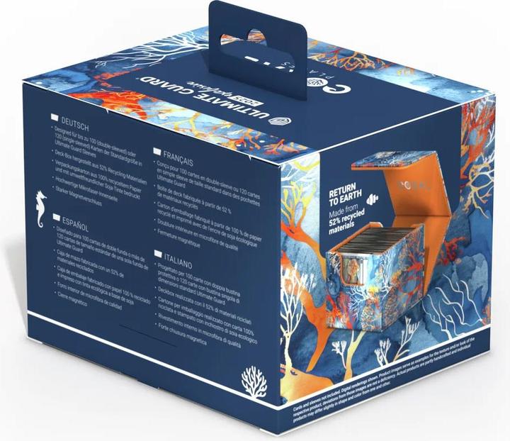 Actual product image Ultimate Guard Sidewinder 100+ Xenoskin 2025 Exclusive "Coral Places" - Fiery Reef