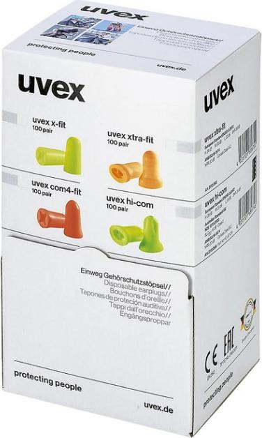Actual product image Uvex Safety Earplugs com4-fit (100 x)