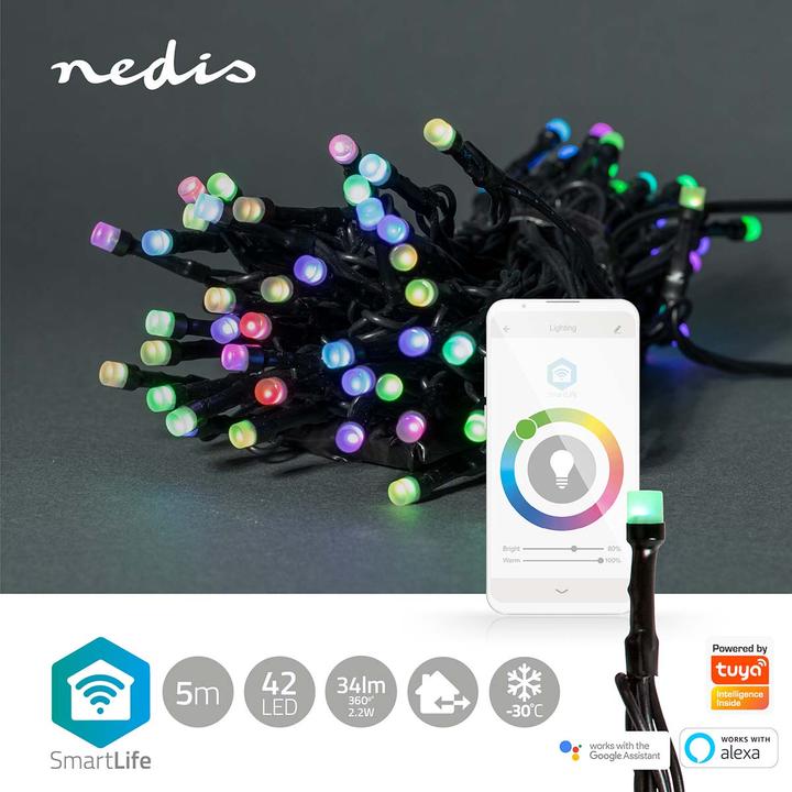 Actual product image Nedis SmartLife Decorative LED Wi-Fi Android™ / IOS (5 m)