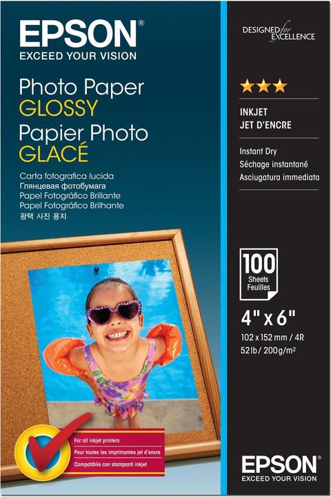Image du produit Epson Brillant (200 g/m², 10 x 15 cm, 100 x)