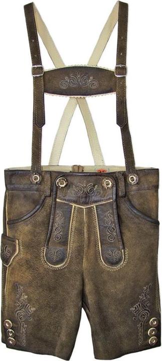 Actual product image Maddox Leather Trousers Rafael Antique Nut, short, brown (46)