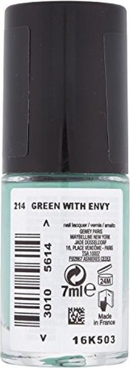 Immagine prodotto Maybelline New York Spettacolo di colori (214 verde con incudine, Smalto)