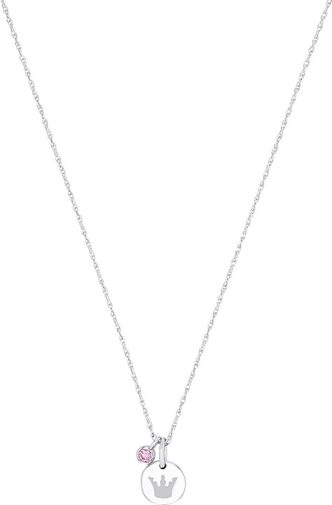 Produktbild Prinzessin Lillifee Halsschmuck für Mädchen, 925 Sterling Silber, Zirkonia synth. | Krone (Silber 925)