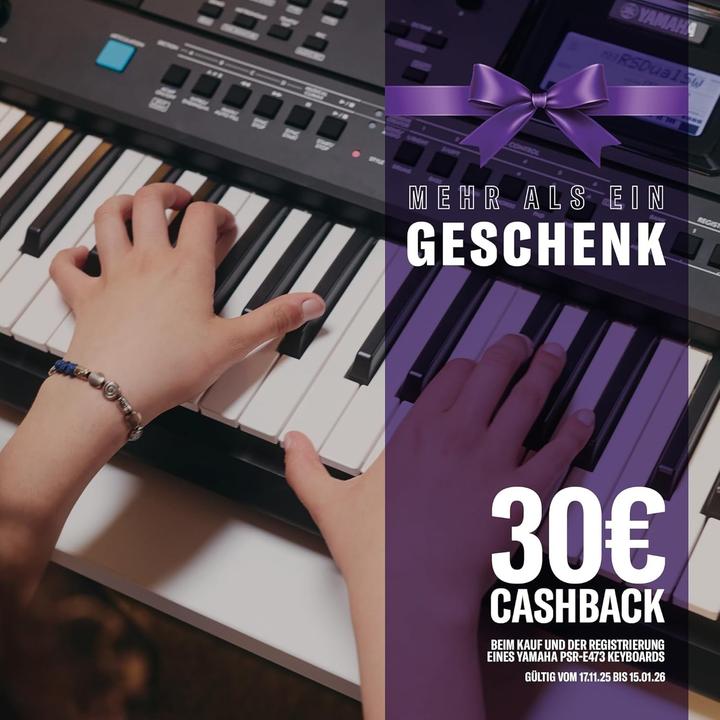 Actual product image Yamaha YaPSR-E473 (61 Keys)