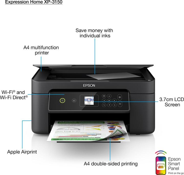 Produktbild Epson Expression Home XP-3150 (Tintenpatrone, Farbe)