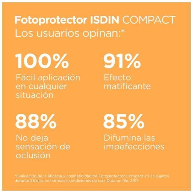 Produktbild Isdin Kompakt-Make-up Light SPF50