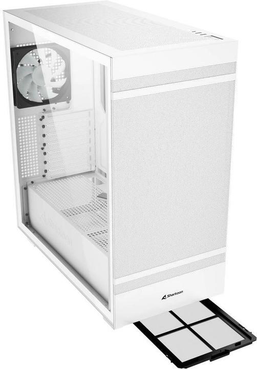 Immagine prodotto Sharkoon Rebel C50 Bianco RGB ATX (ATX, mATX, Mini-ITX)