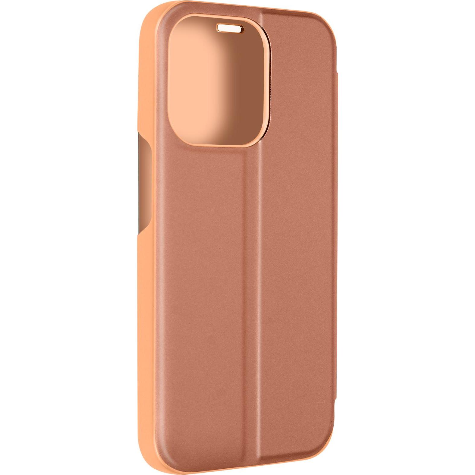 Avizar Clear View Standing Cover Series (Apple iPhone 15 Pro), Smartphone Hülle, Rosa