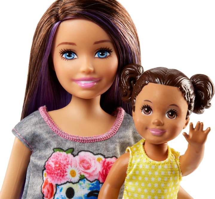 Productafbeelding Barbie Poppen en kinderwagen speelset