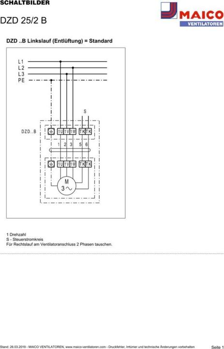 Produktbild Maico MAI DZD 25/2 B Axial-Dachventilator
