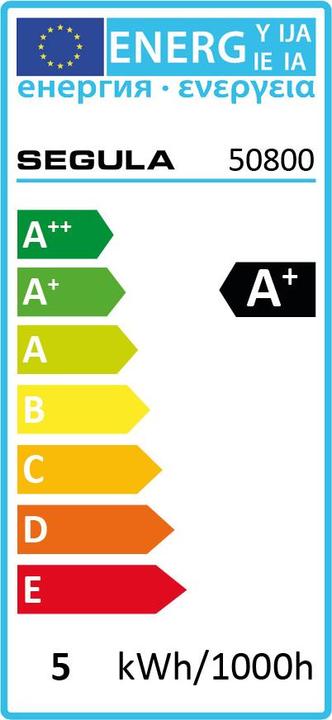 Energie-Label Segula 50800 LED bulb E14 (E14, 360 lm, 1x)