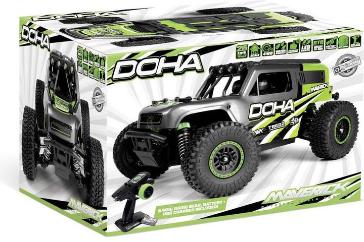 Immagine prodotto Maverick Doha 1/20 4WD Elektro Truck - Grün (Ready to run) (RTR pronto all'uso)