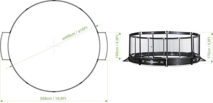 Produktbild Exit Panna-Arena 488cm