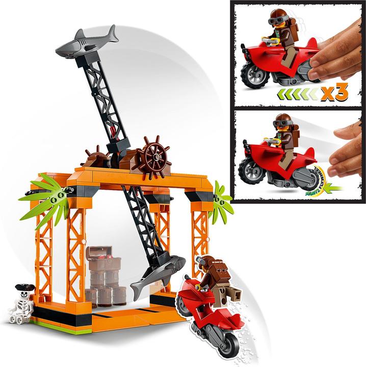 Produktbild LEGO Haiangriff-Stuntchallenge (60342, LEGO City)