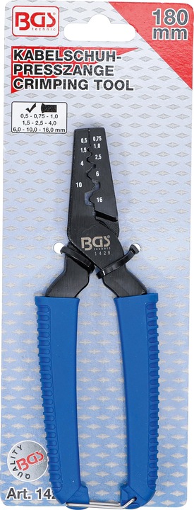 Immagine prodotto BGS Pinza a crimpare per capicorda per capicorda max 16,0 mm² (190 mm)