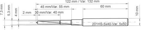 Actual product image Stern Drill HSS for corner connection screws (10 mm)