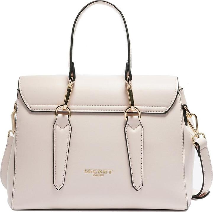 Immagine prodotto Secret Pon Pon Damen Handtasche - Modell Valoria Nova - 100% Polyurethan - 15.5 X 18.5 X 9.5 Cm