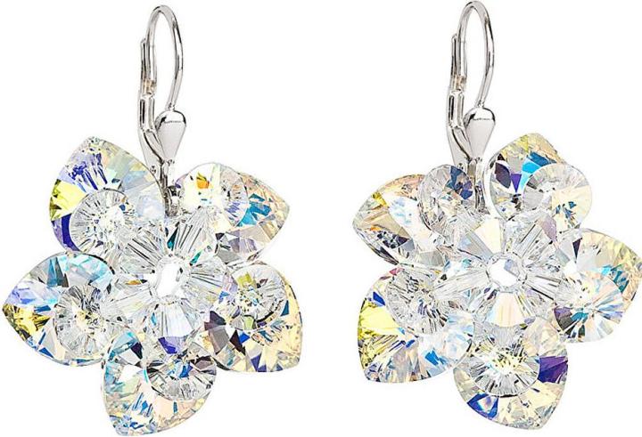 Actual product image Evolution Group Earrings flowers 31130.2 crystal ab (L)