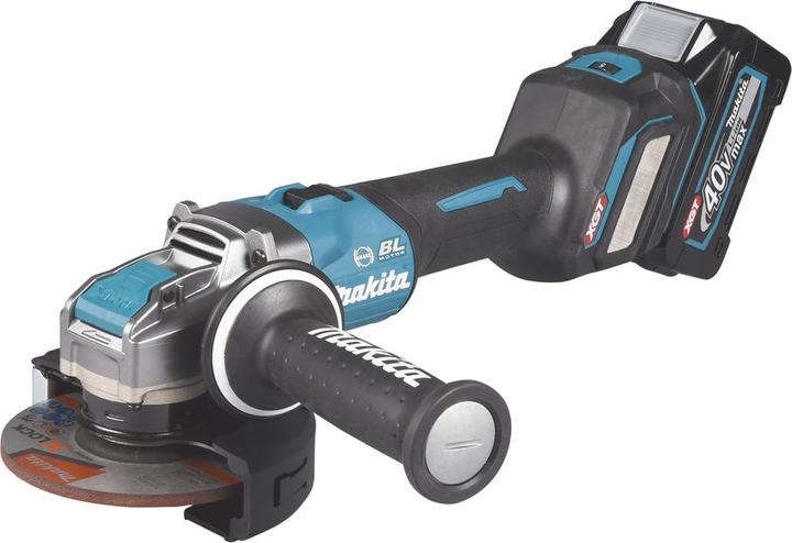 Makita GA041GM201 Akku-Winkelschleifer 2 Akkus + Ladegerät im MAKPAC (125 mm)