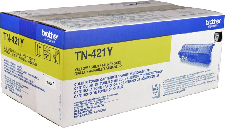 Actual product image Brother Tn-421y (Y)