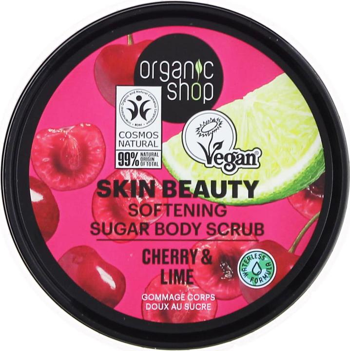 Immagine prodotto Organic Shop Bellezza della pelle Scrub corpo addolcente allo zucchero Ciliegia e Lime 250ml (250 ml)