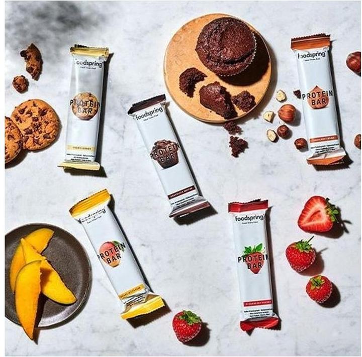 Immagine prodotto Foodspring Protein Bar (Pasta da biscotto, 12 pz., 720 g)