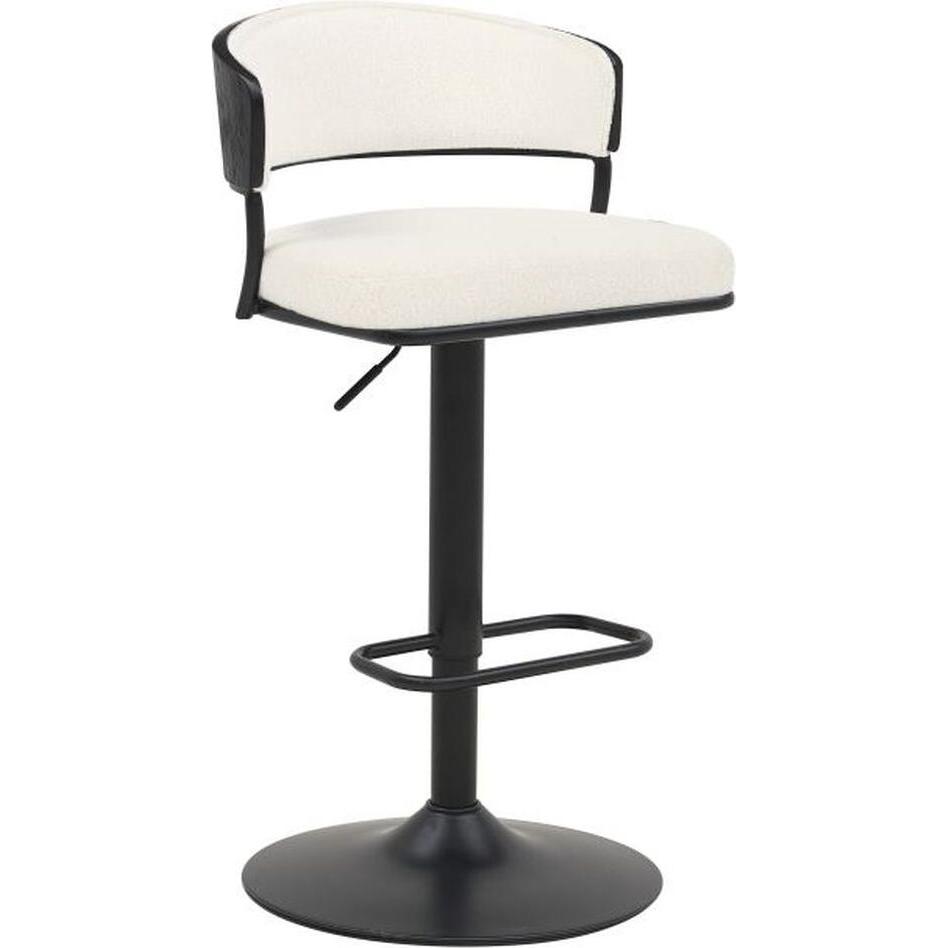 Esprit, Sgabello + Pouf, Stool Home White Metal 48,5 x 48 x 83,5 cm