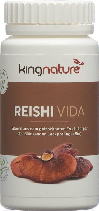 Image du produit Kingnature REISHI VIDA bio Sporen Ganoderma Lucidum caps (120 pièce(s), Capsules, 78 g)