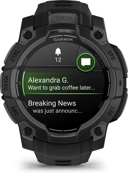 Actual product image Garmin Instinct 3 AMOLED 45mm (45 mm, WLAN only)