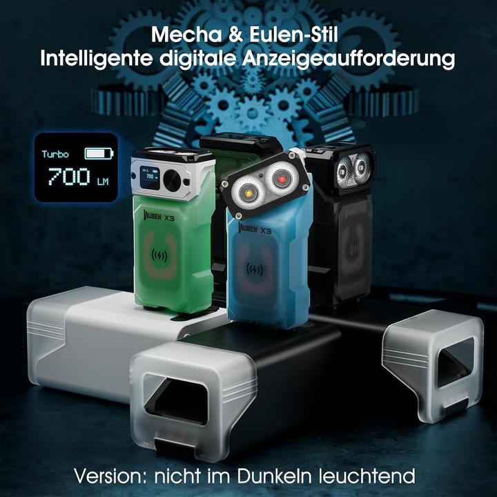 Actual product image Wuben X3charging station (7 cm, 700 lm)