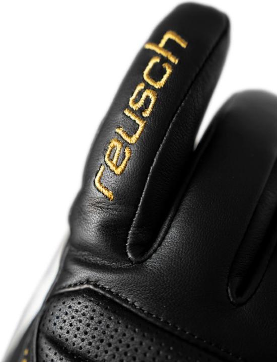 Actual product image Reusch Mikaela Shiffrin R-Tex® XT Fingerhandschuhe Schwarz / Weiss Damen (6.5)
