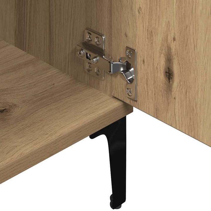 Actual product image vidaXL TV Schrank Lowboard Fernsehschrank Fernsehtisch TV Möbel Artisan-Eiche (102 x 35 x 50 cm)