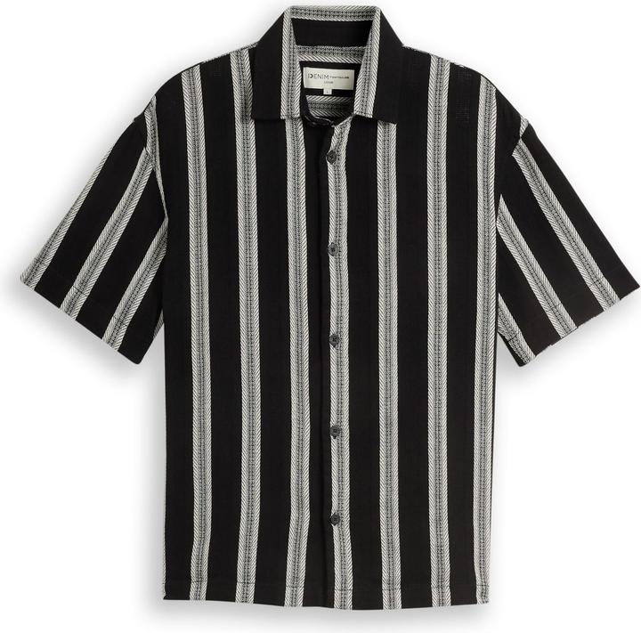Image du produit Tom Tailor Chemise à manches courtes ample à rayures (XL)