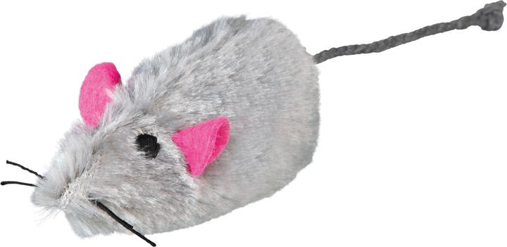 Produktbild Trixie Plüschmäuse Langhaar Catnip 9cm (Spielmaus Katze)