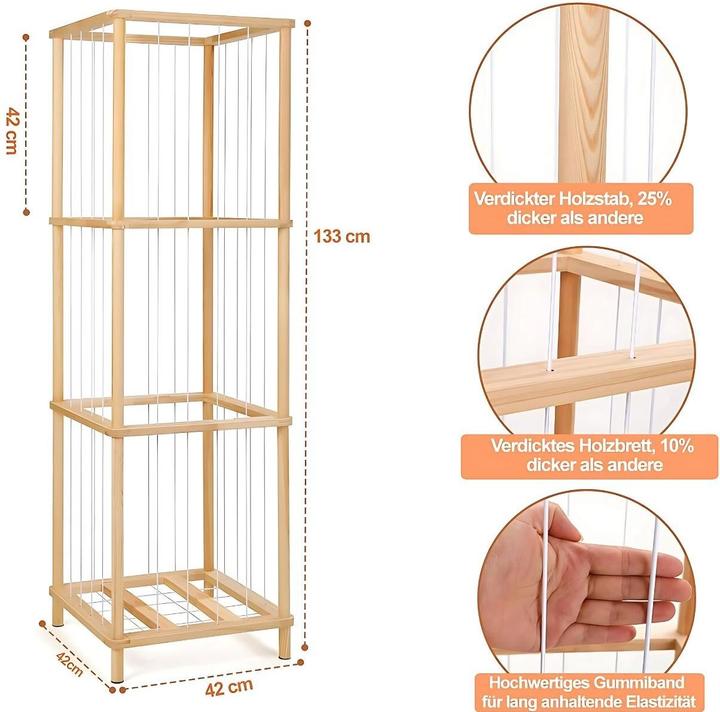 Milkii Étagère de rangement pour peluches/ jouets