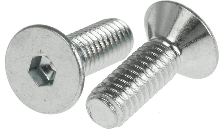 Produktbild RS PRO Schrauben Senkkopf Innensechskant M4x12mm (1 Schraube pro Stück)
